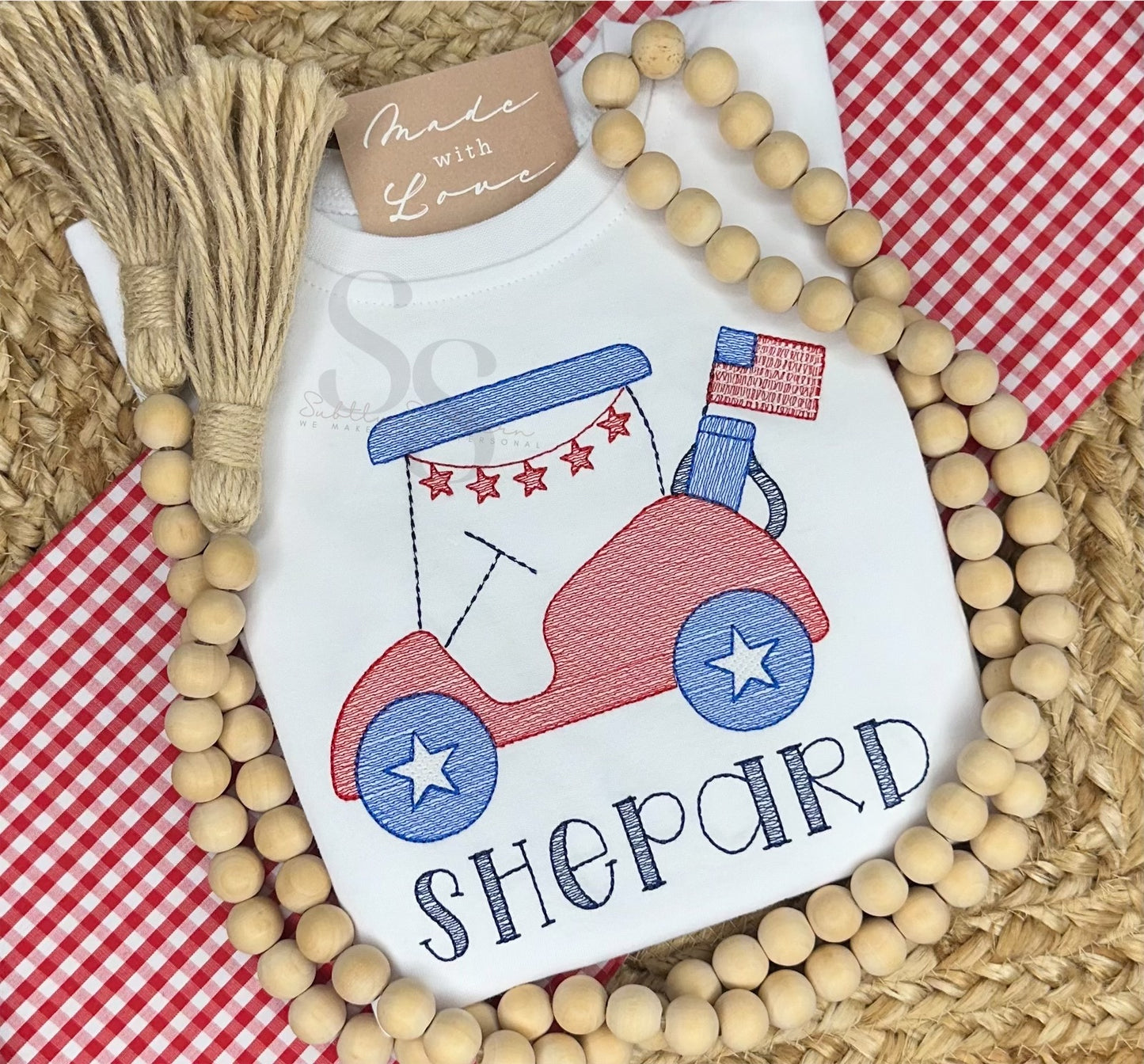 Patriotic Golf Cart Shirt