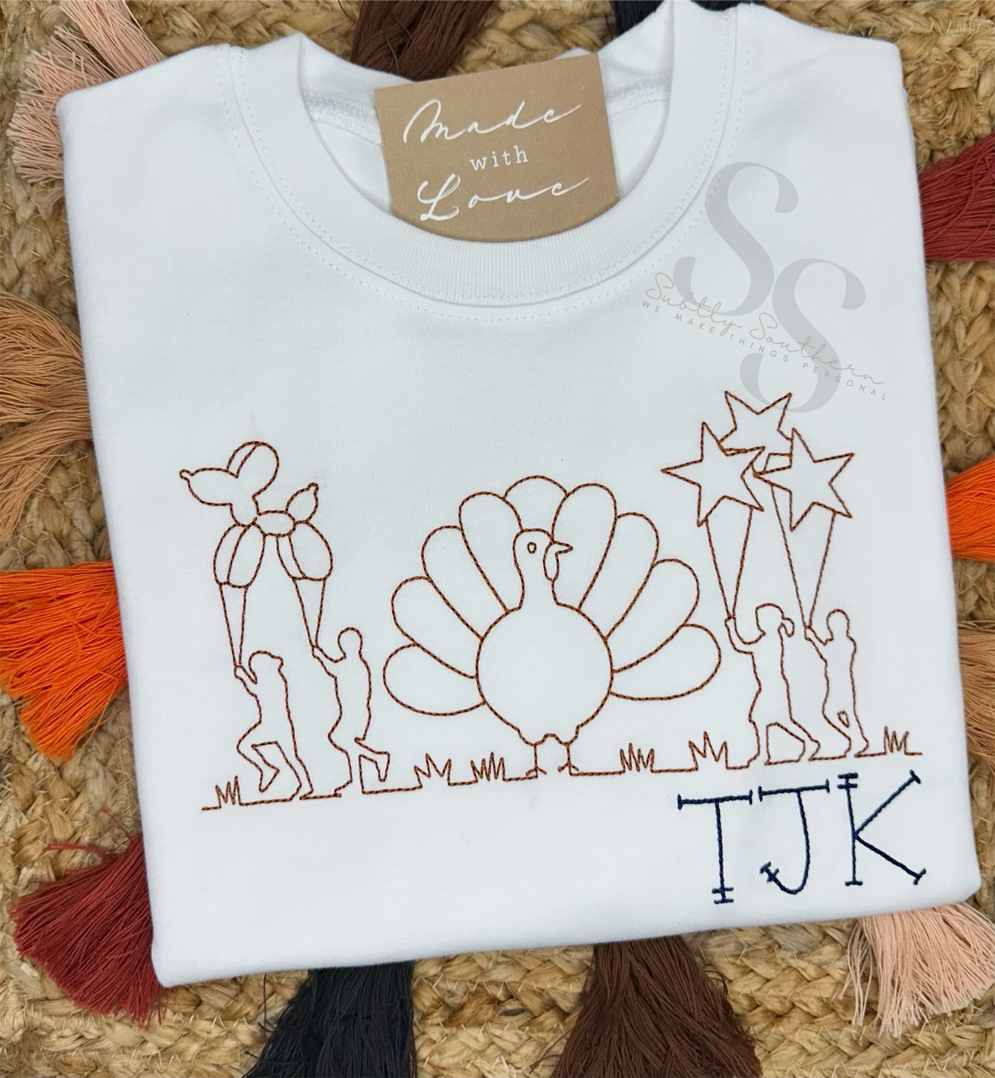 Thanksgiving Balloon Parade Simple Line Shirt