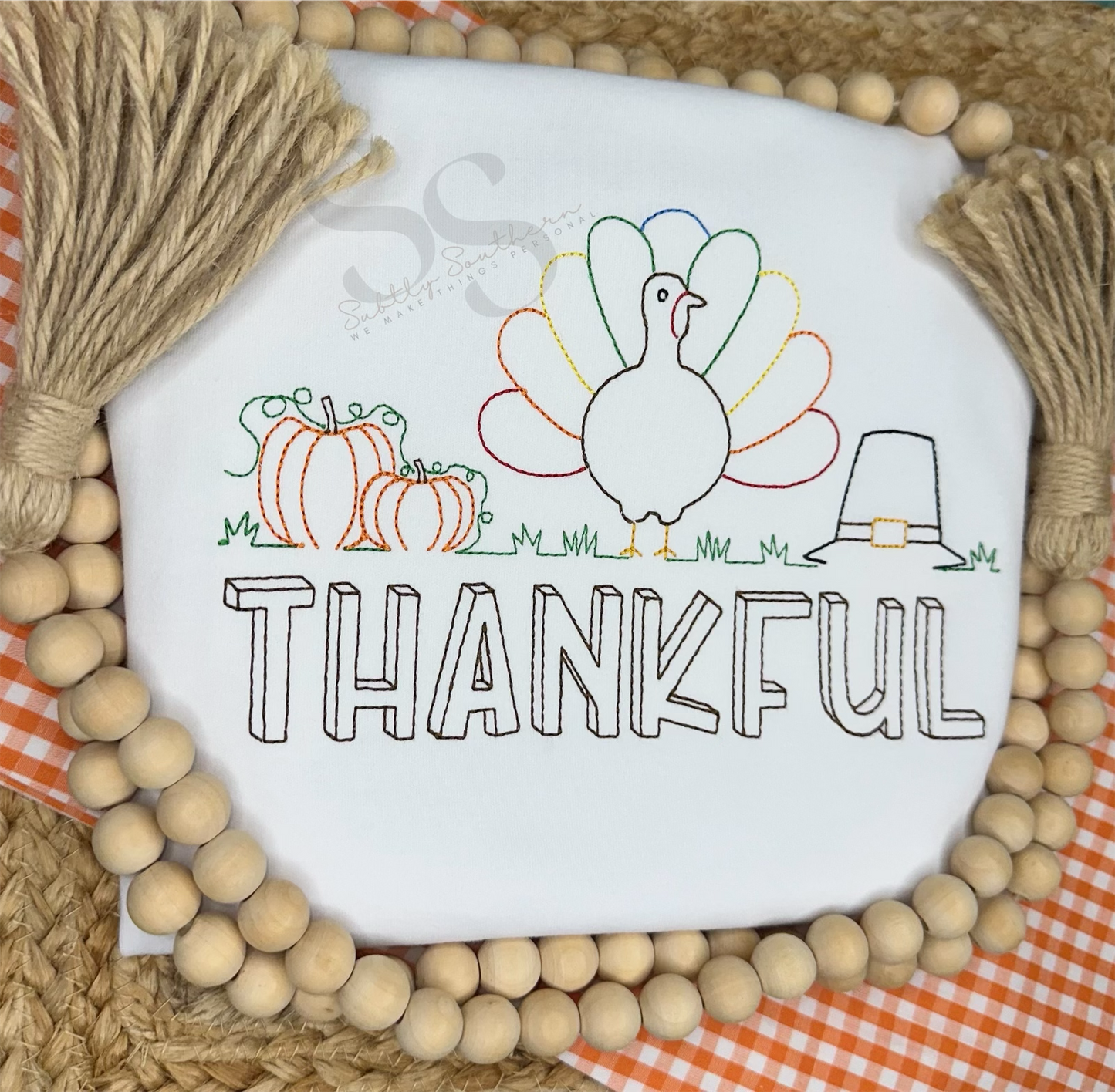 Traditional Thanksgiving Simple Line Shirt