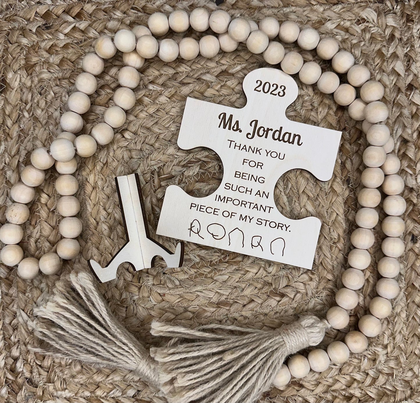 Personalized Piece of My Story Plaque