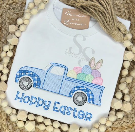 Easter Bunny Pickup Truck Shirt