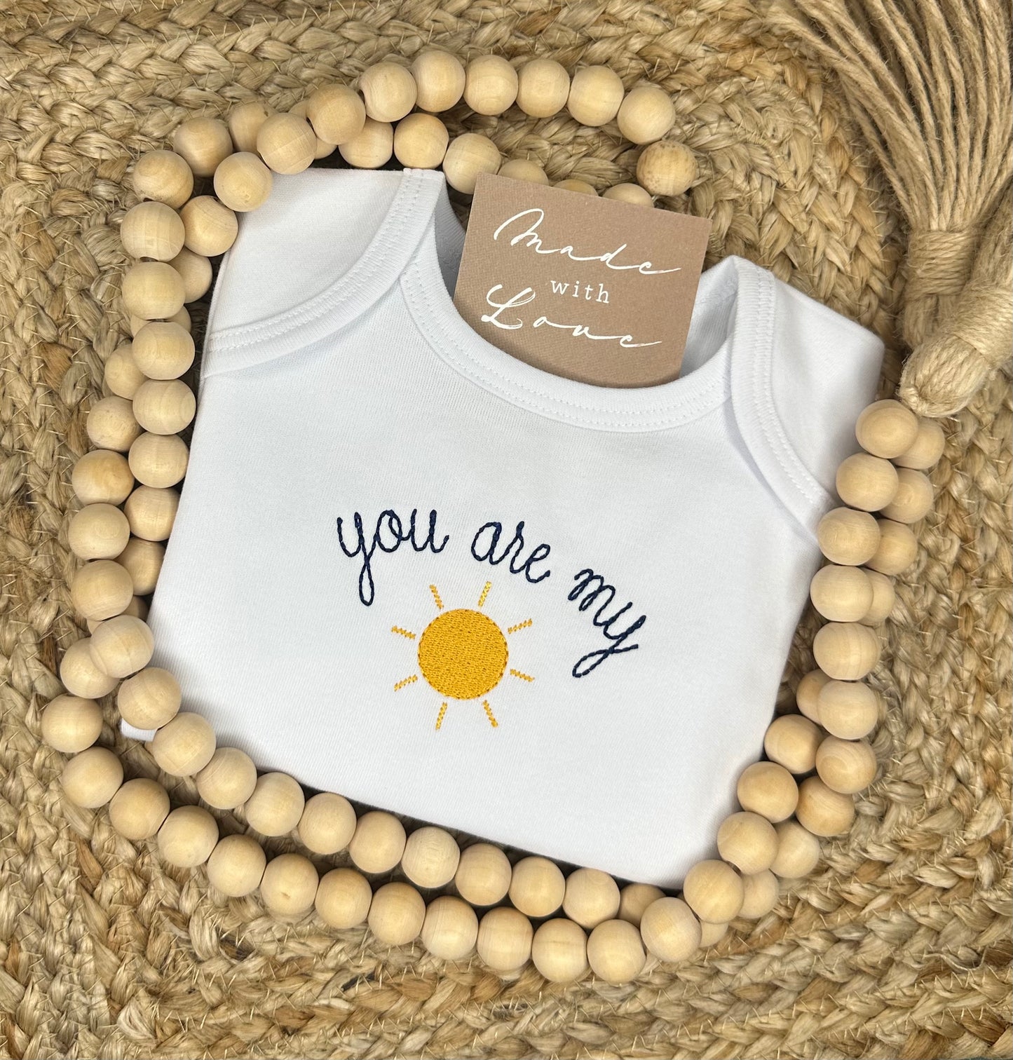 Ready to ship! Size NB - Sunshine Long Sleeve Bodysuit