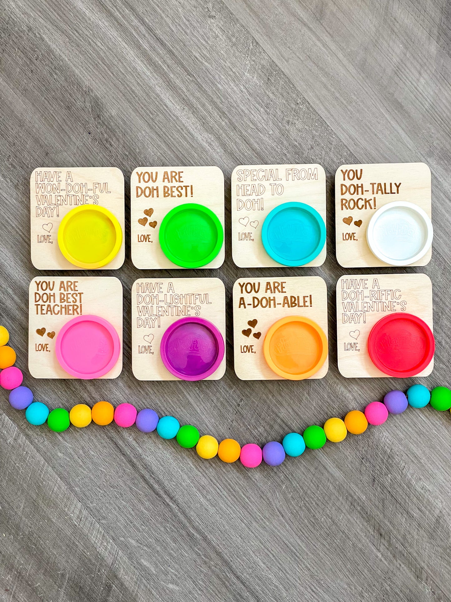 Valentine’s Day Mini Doh Favors