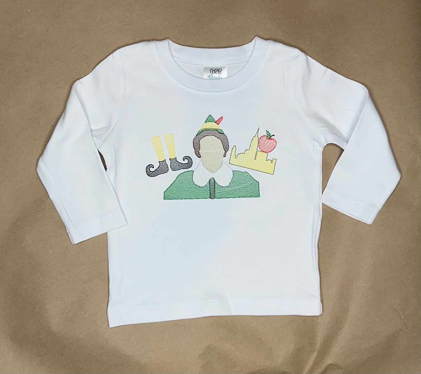 Ready to ship! Size 12m - Big City Elf Shirt