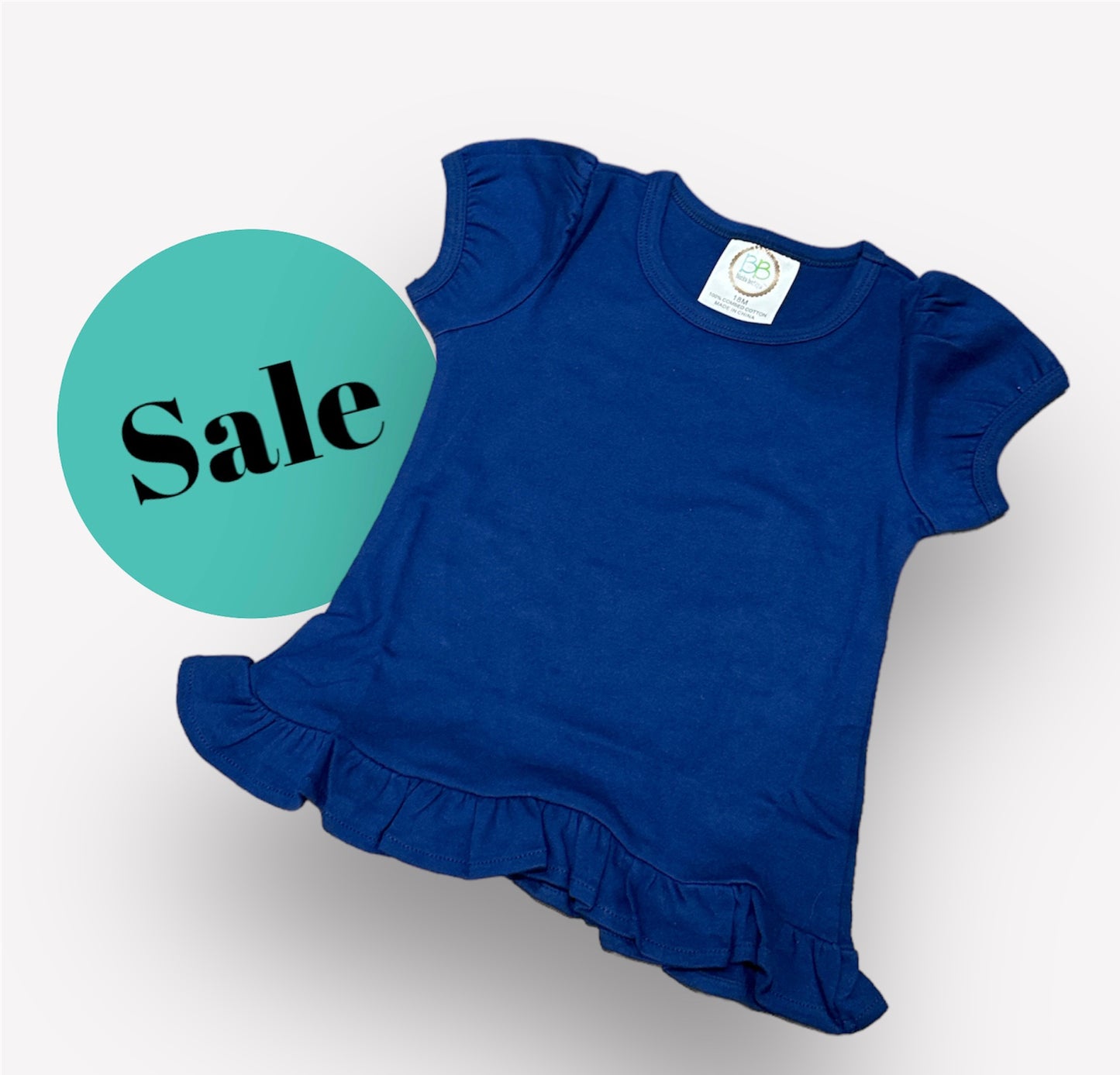 Summer Clearance - Short Sleeve Ruffle Shirt