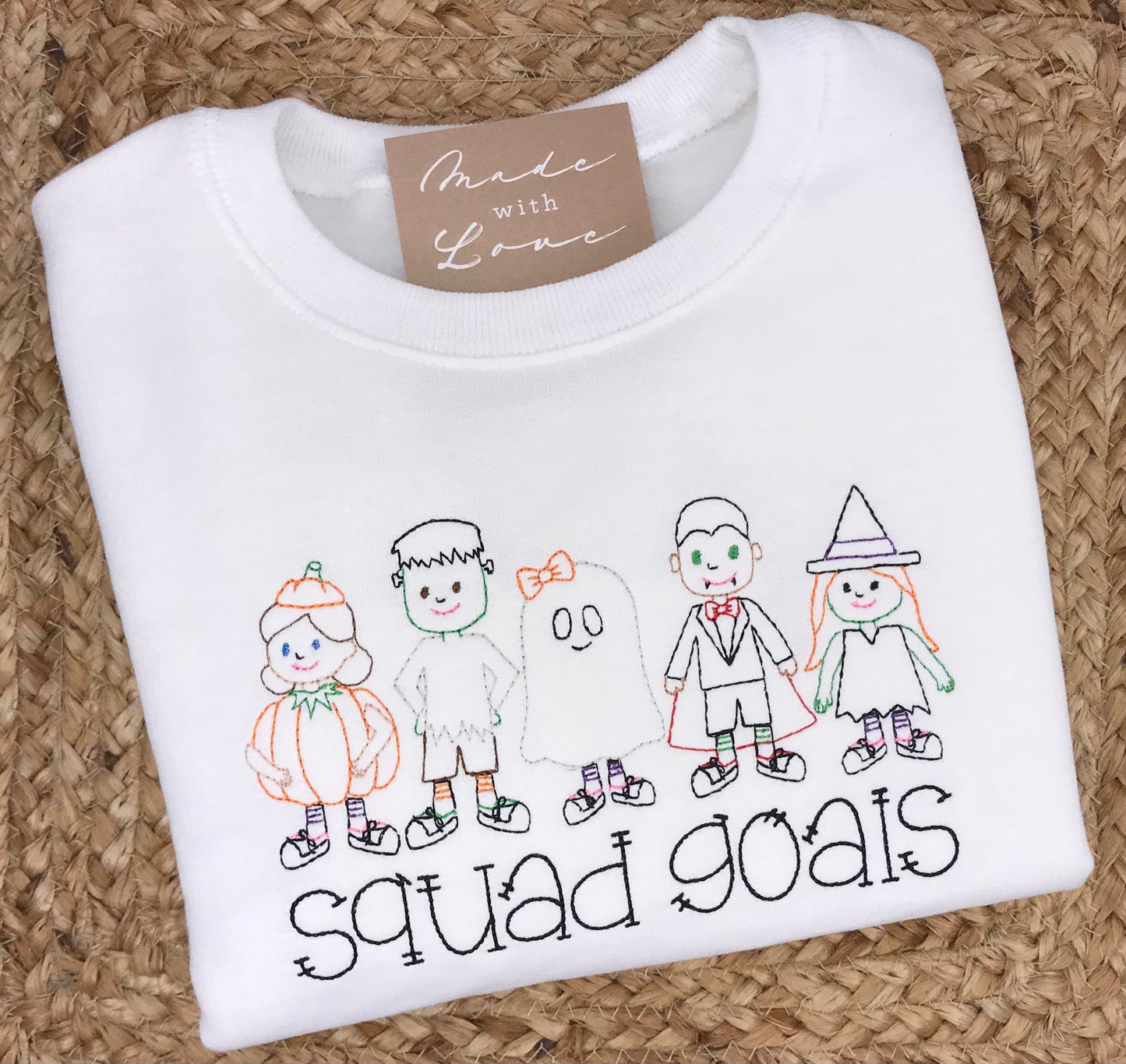 Ready to ship! Size 2/4 - Halloween Squad Goals Sweatshirt