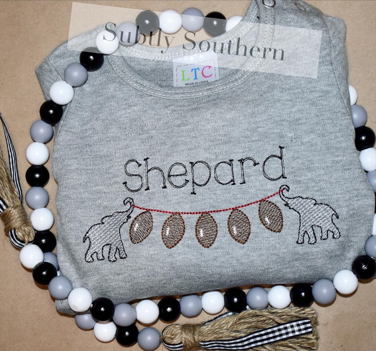 Elephant Football Banner Shirt