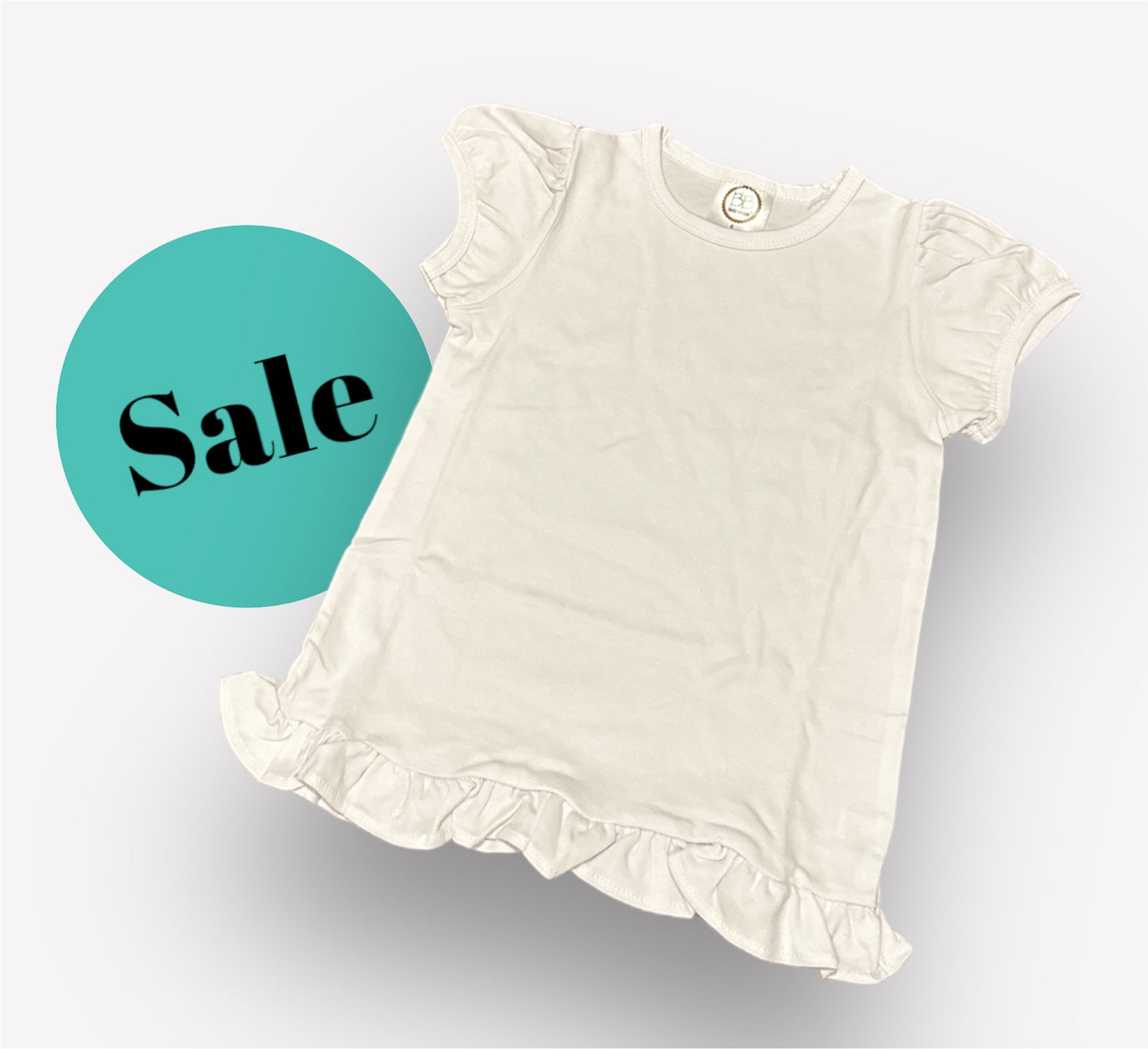 Summer Clearance - Short Sleeve Ruffle Shirt