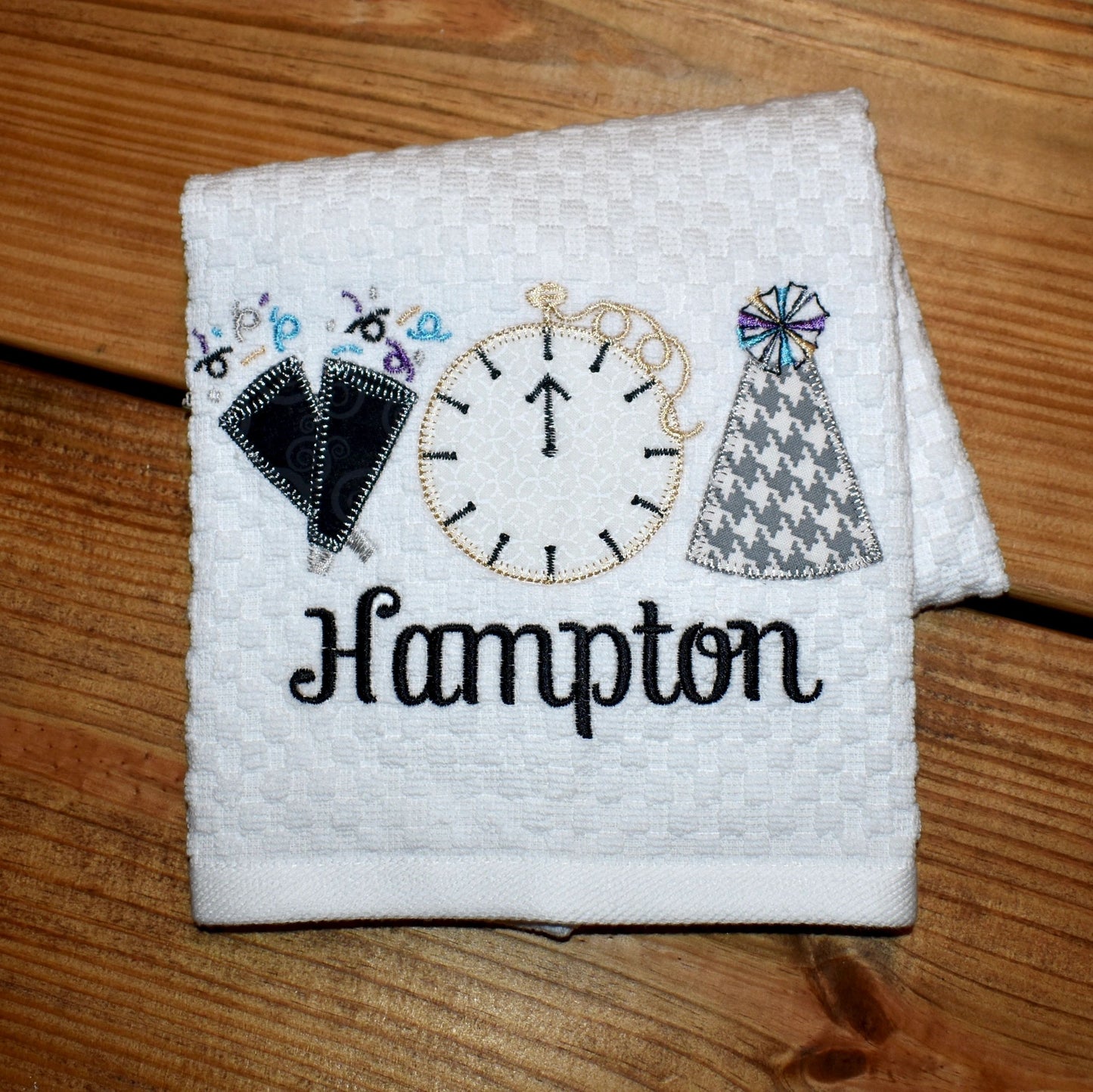 New Year Trio Kitchen Towel