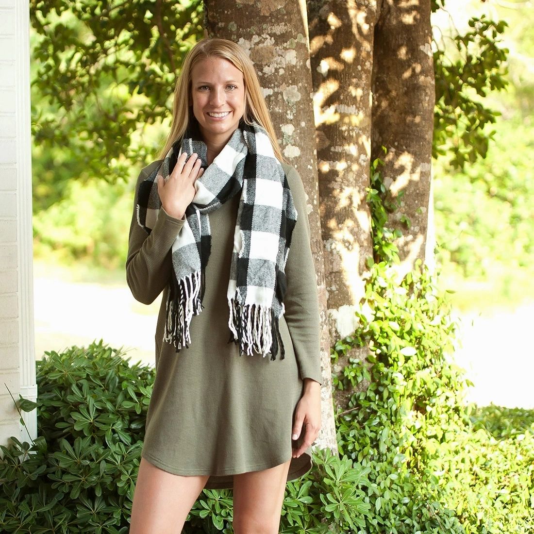 Adaline Buffalo Check Scarf