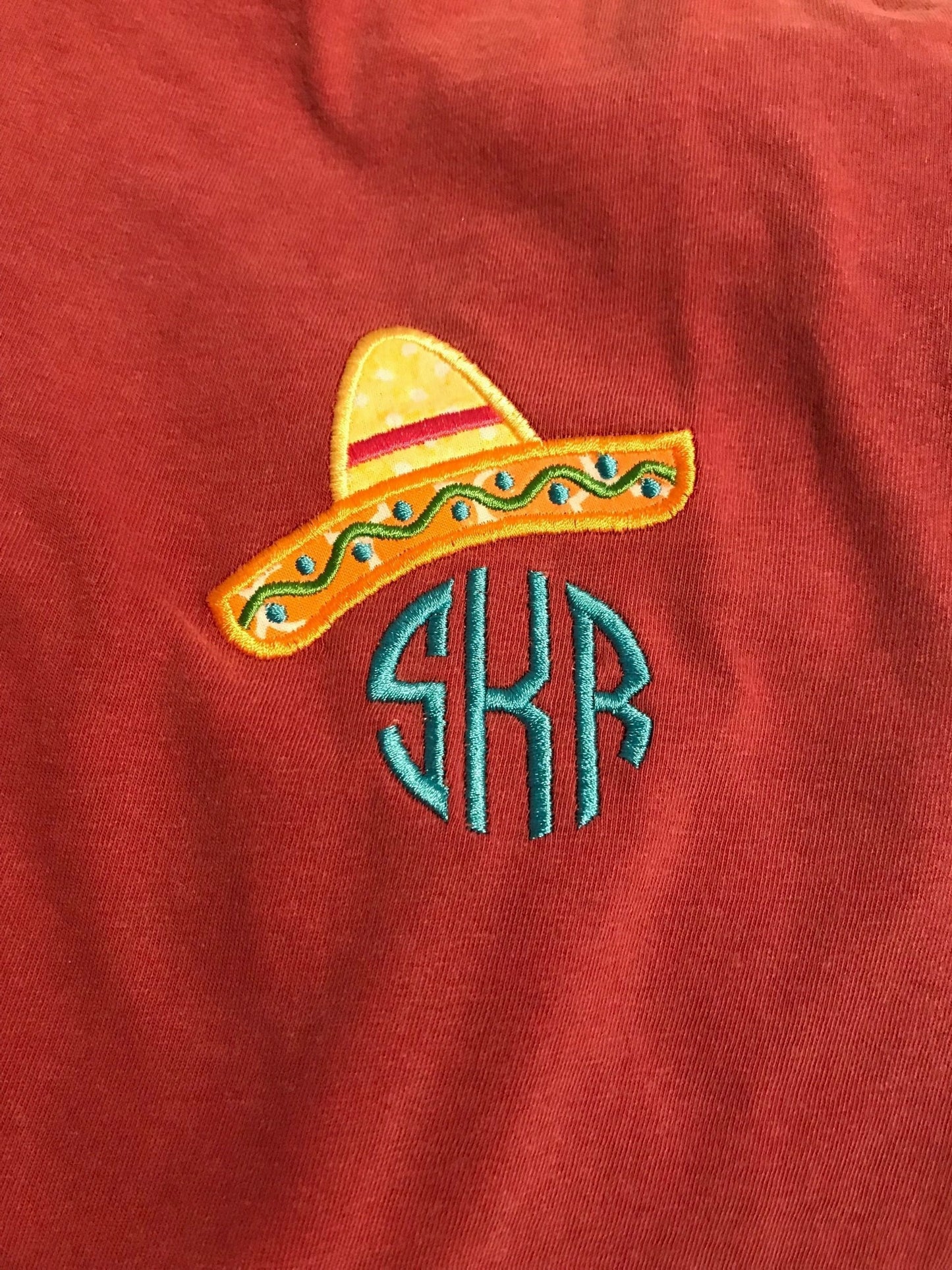 Holiday Monogram Long Sleeve Adult Tee