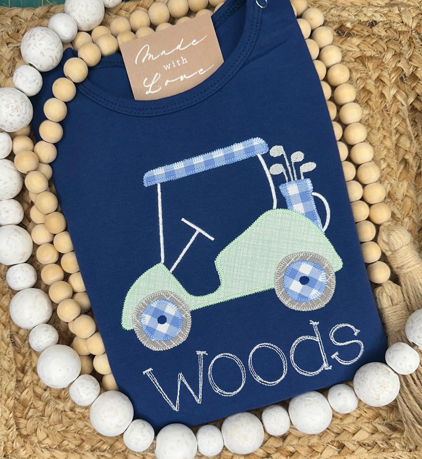 Golf Cart Appliqué Shirt