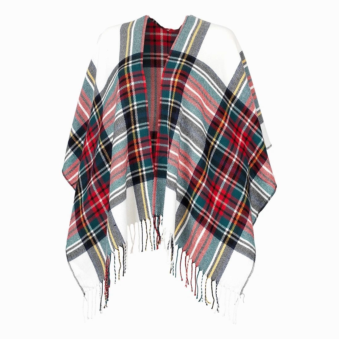 Soft Classic Plaid Shawl