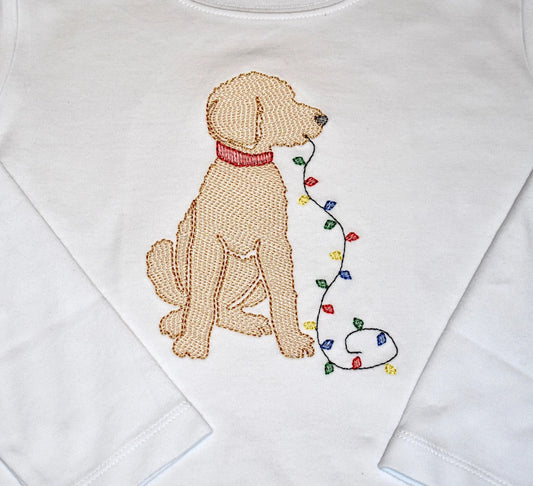 Christmas Doodle Dog Shirt