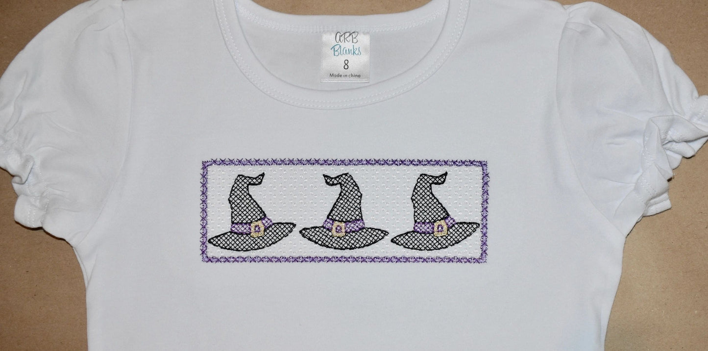 Witch Hat Trio Faux Smock Shirt