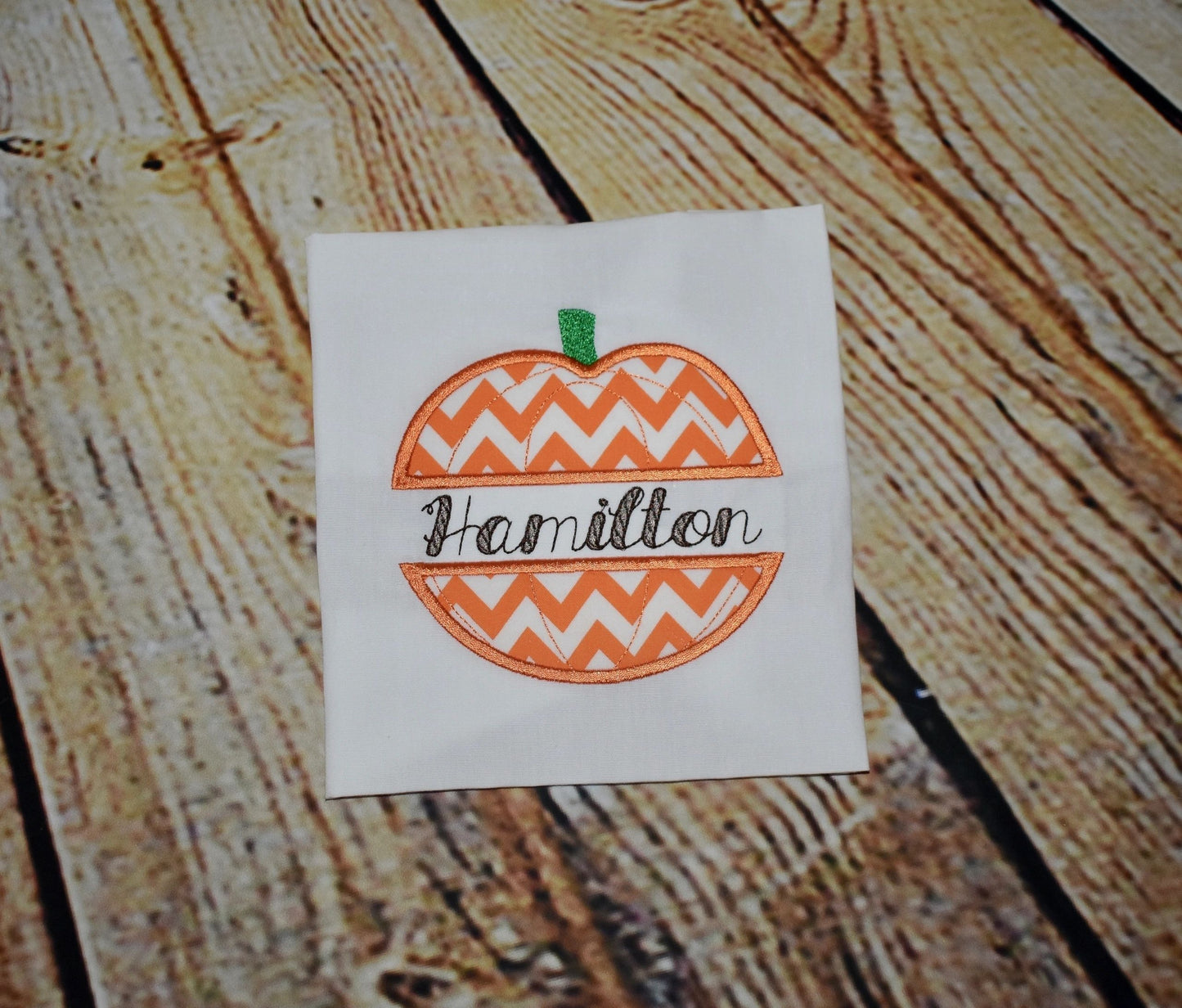 Split Monogram Pumpkin Shirt