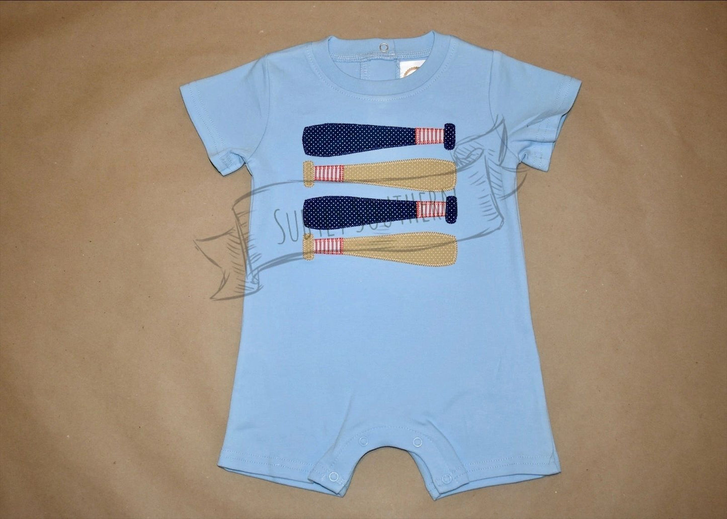 Baseball Bat Bunch Appliqué Shirt