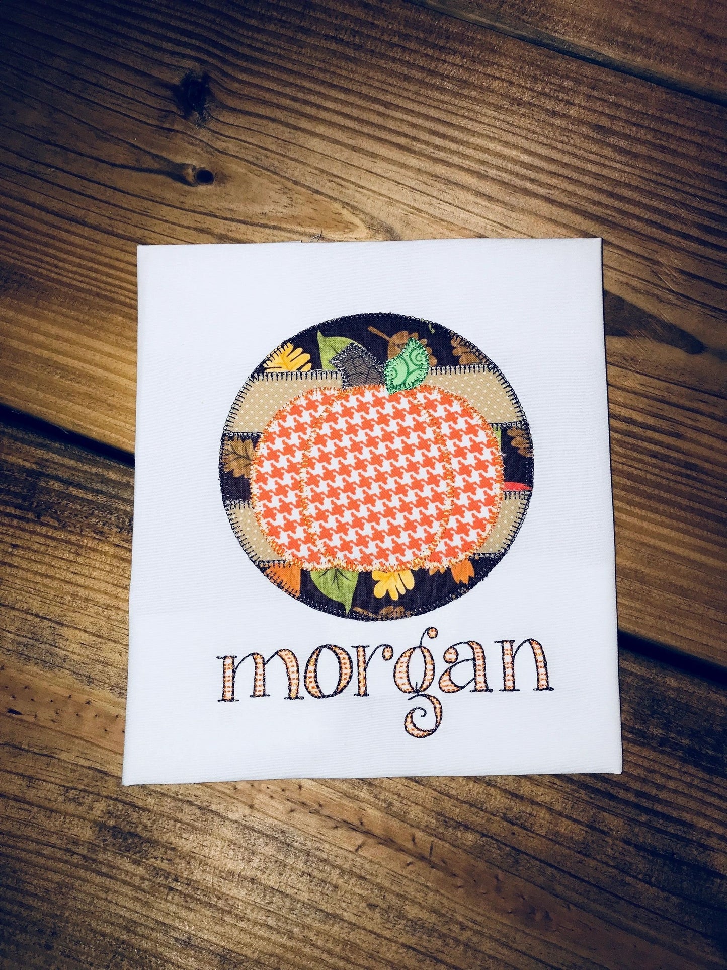 Striped Circle Pumpkin Shirt