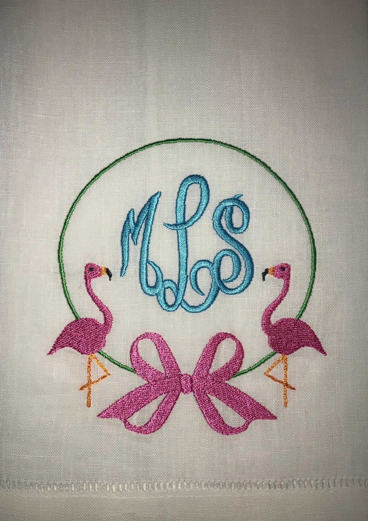 Flamingo Monogram Frame