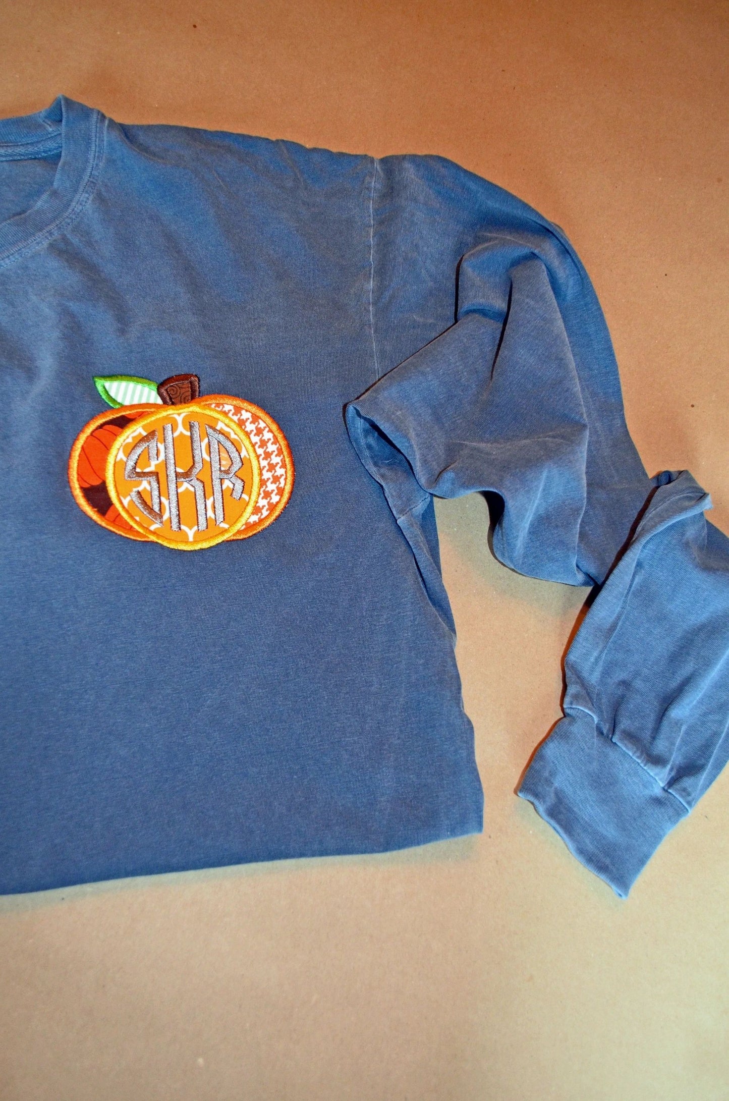 Holiday Monogram Long Sleeve Adult Tee