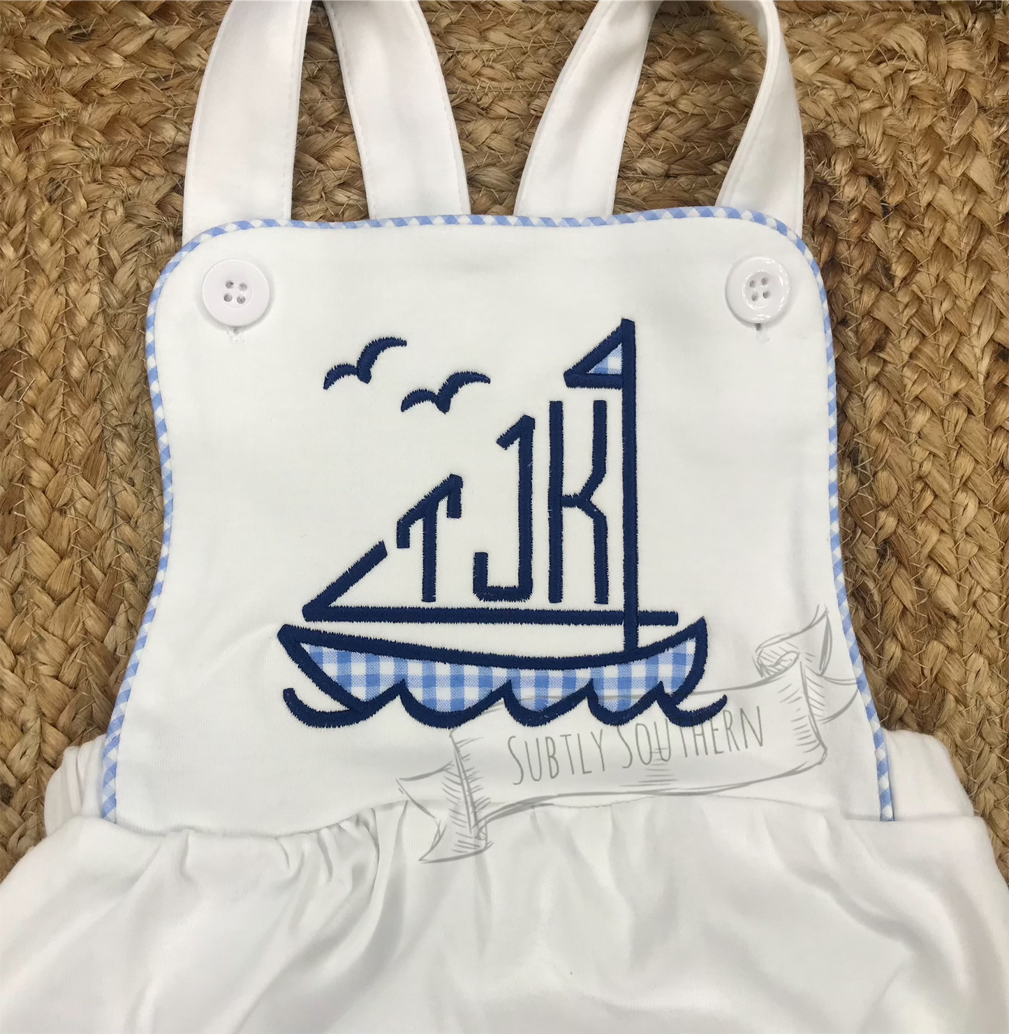 Sailboat Monogram Shirt