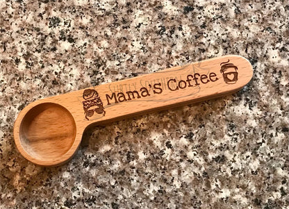 Wooden Coffee Scoop/Clip