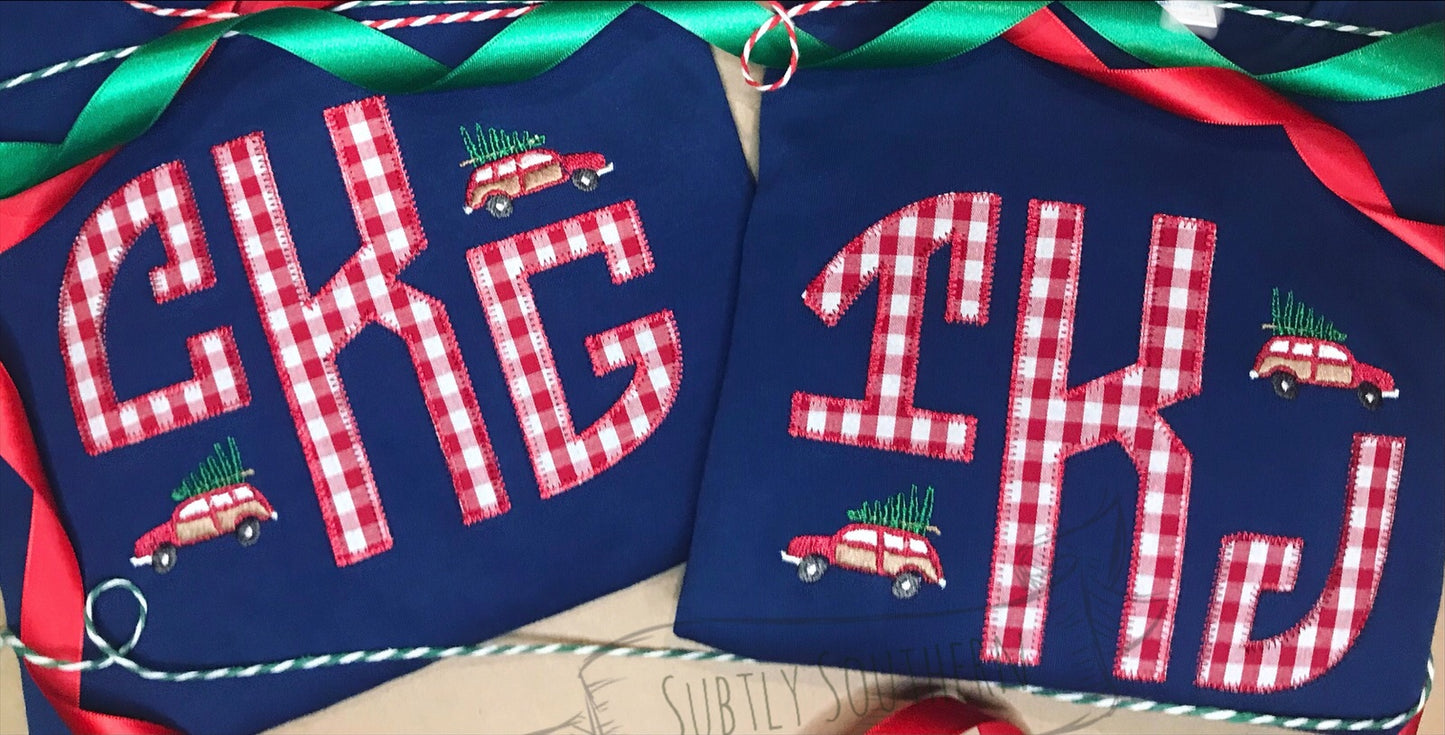 Holiday Family Wagon Youth Sweatshirt