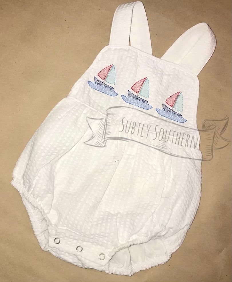 Motif Sailboat Trio Shirt