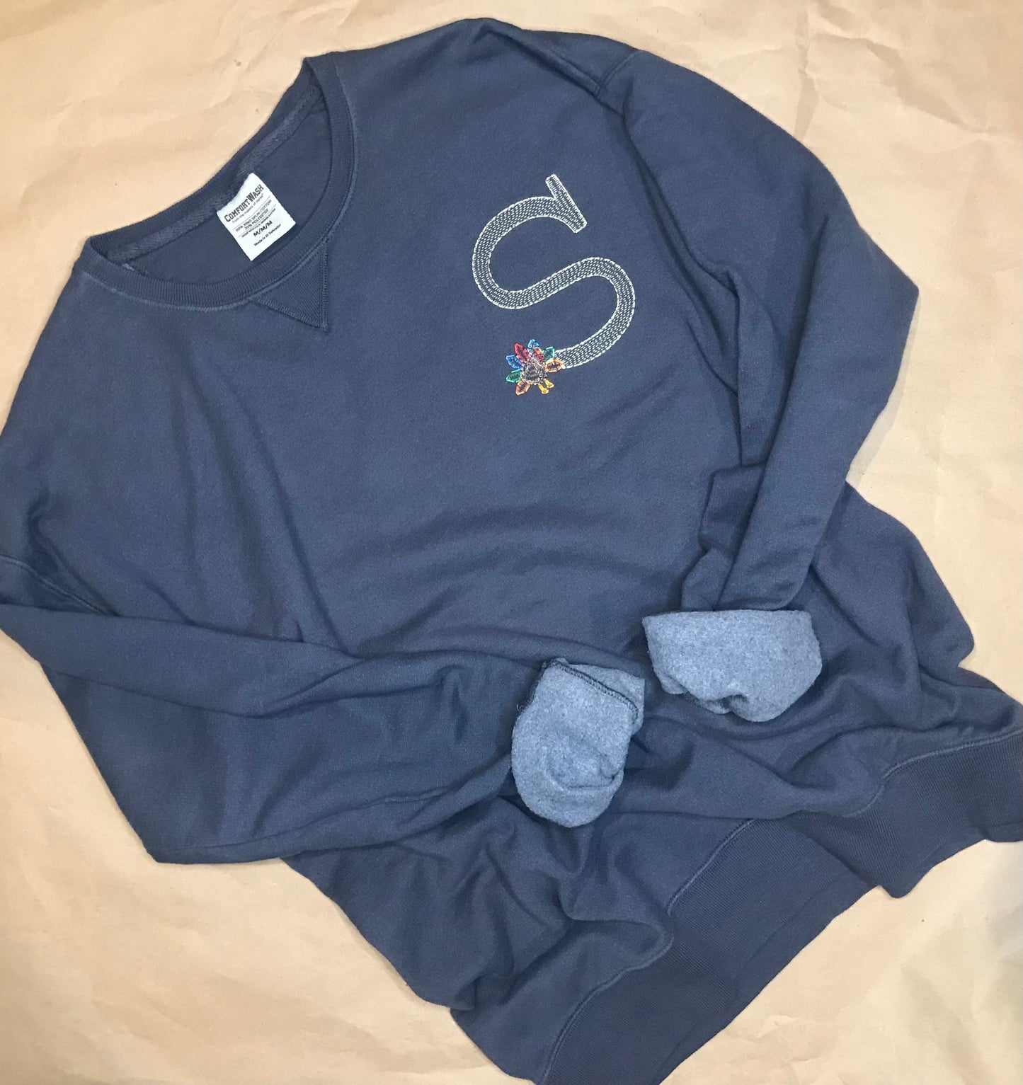 Turkey Monogram Pullover