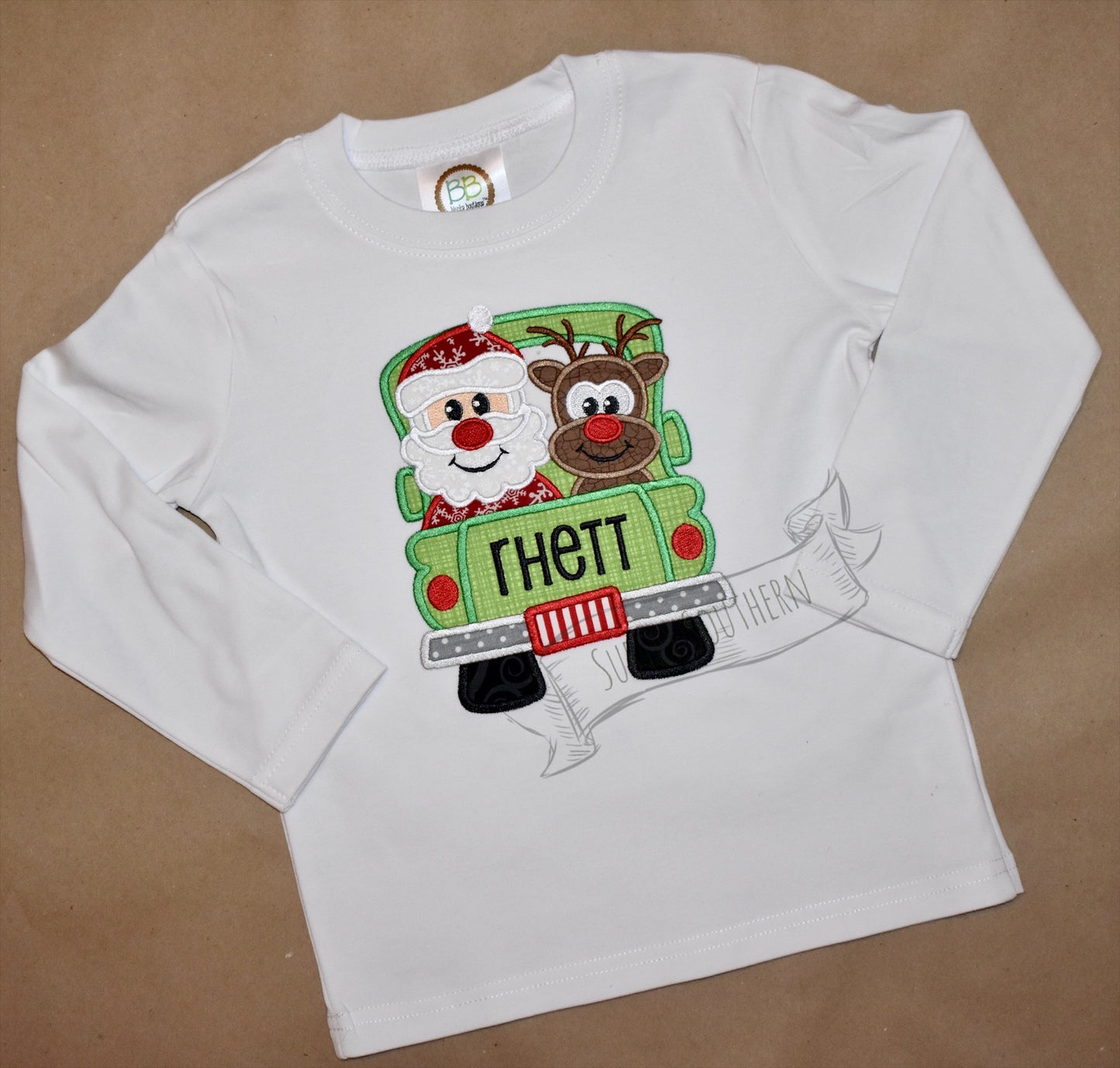 Santa and Reindeer Truck