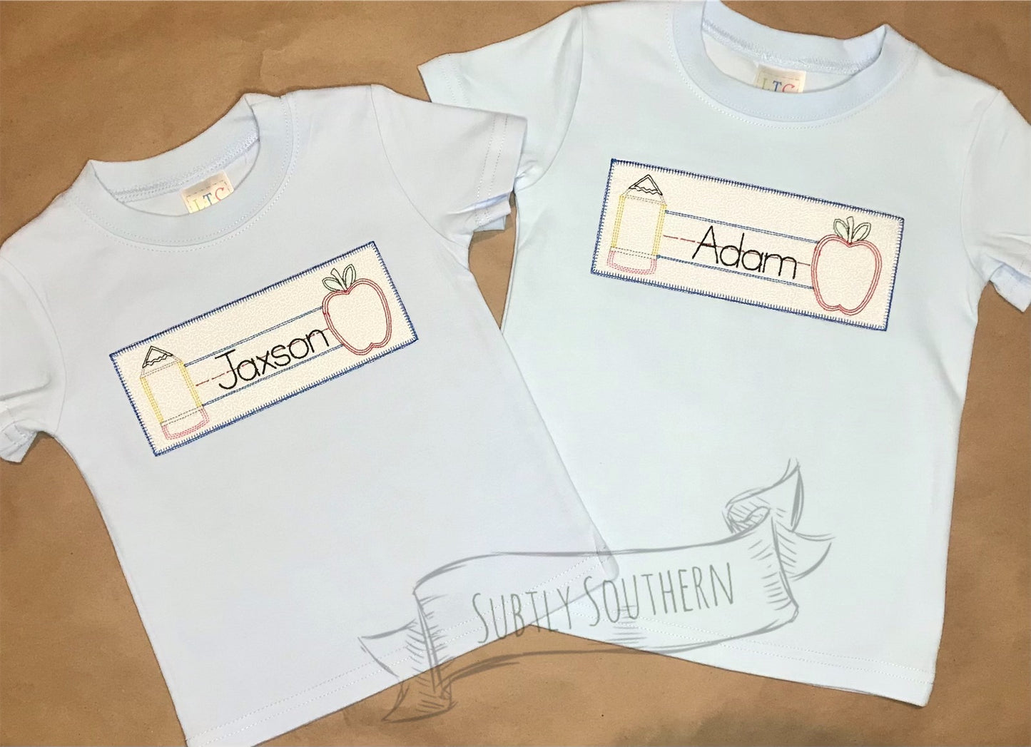 School Name Plaque Shirt