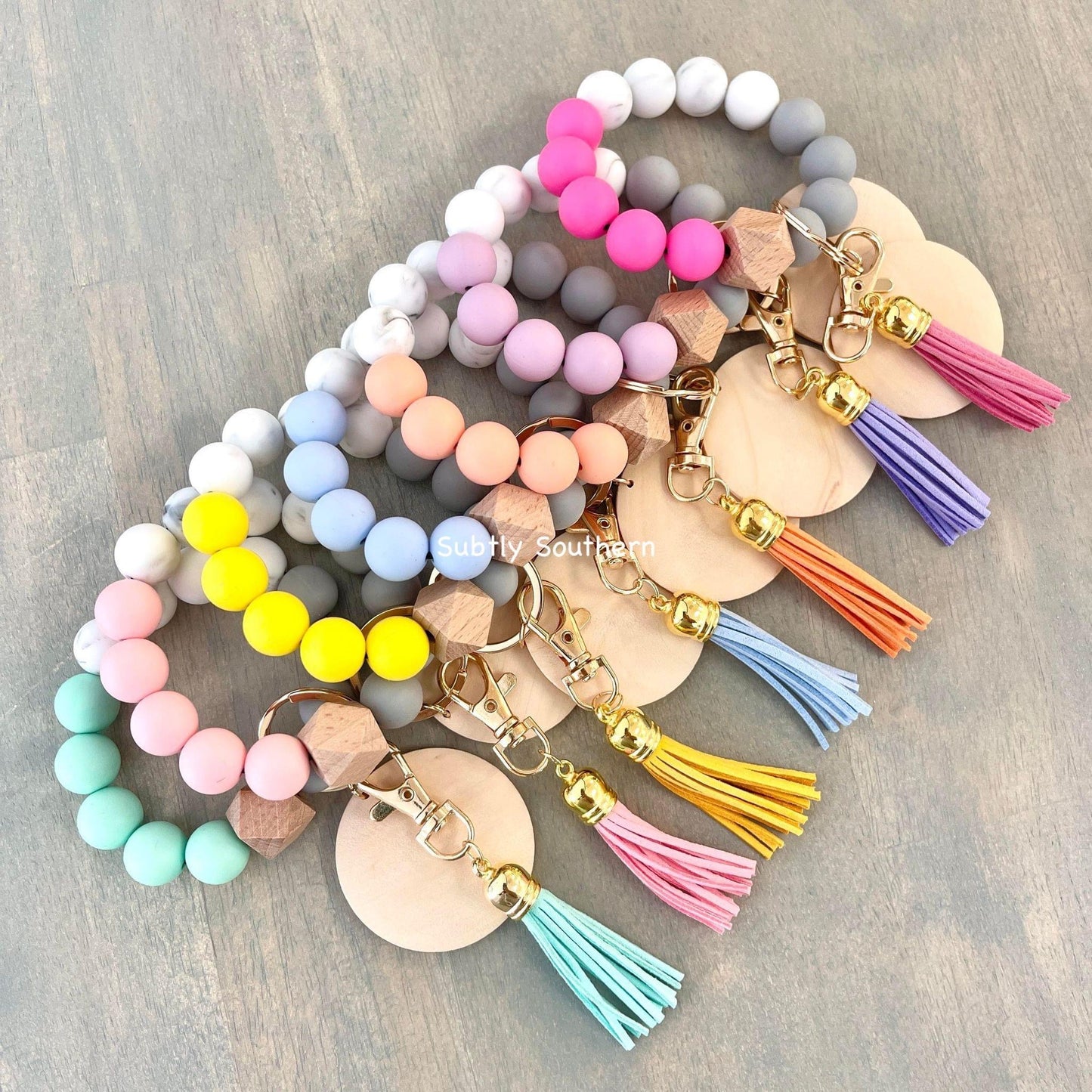 Kensley Silicone Bracelet Keychain