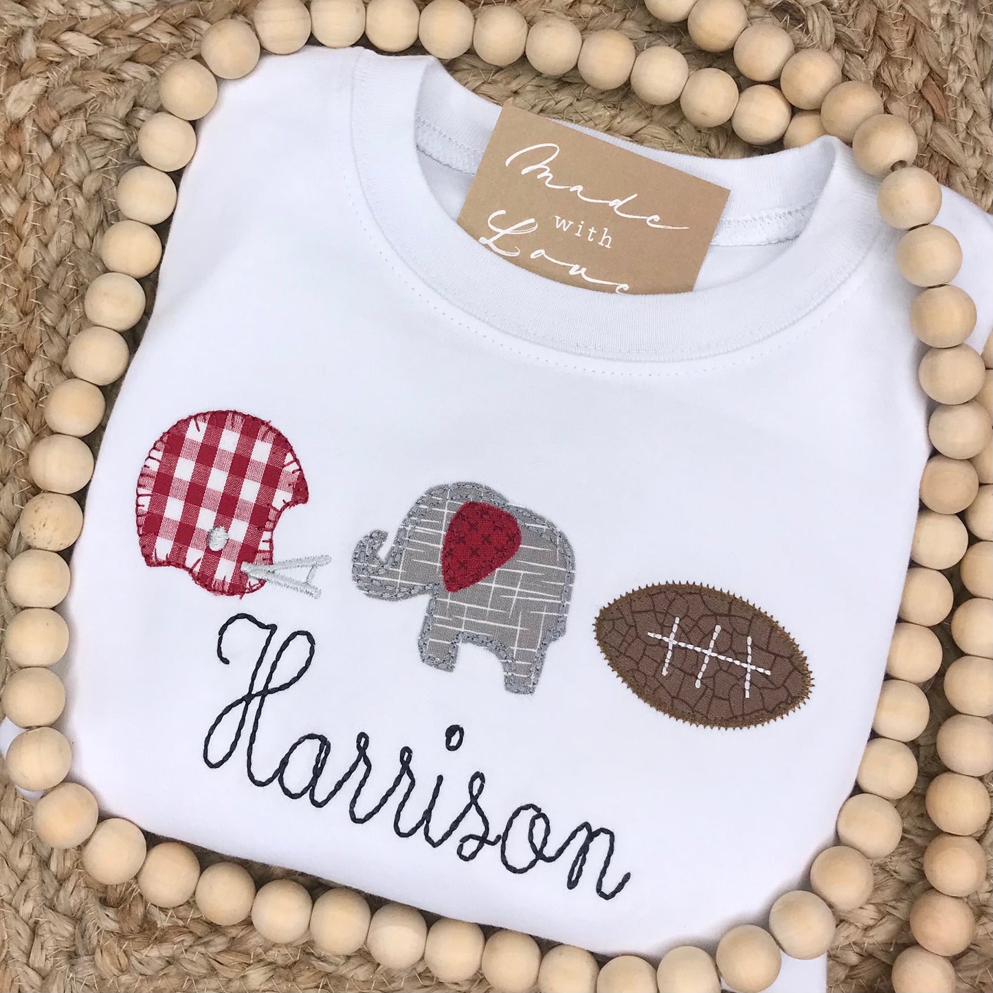 Helmet, Elephant, Football Trio Shirt