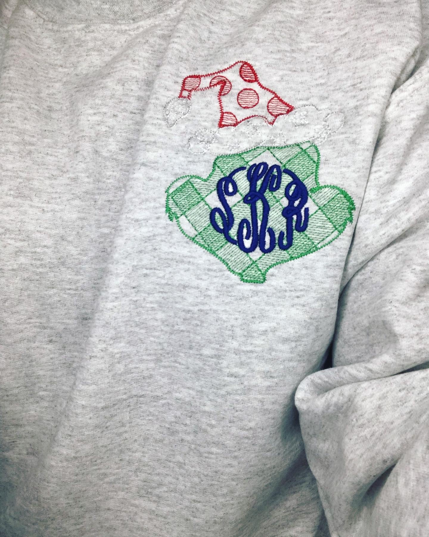 Gingham Mean One Monogram Sweatshirt
