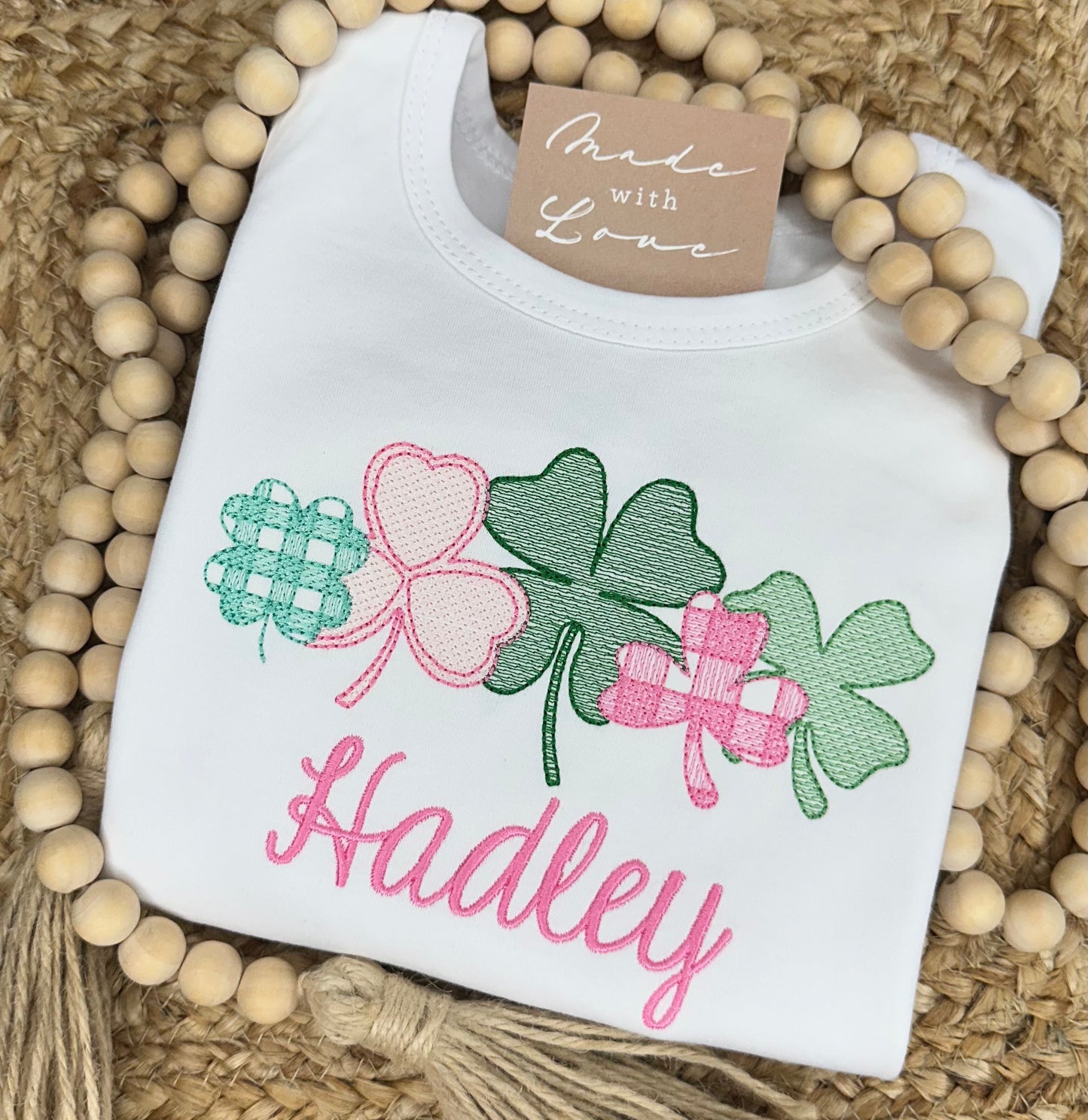 Mixed Clover Sketch Line Shirt