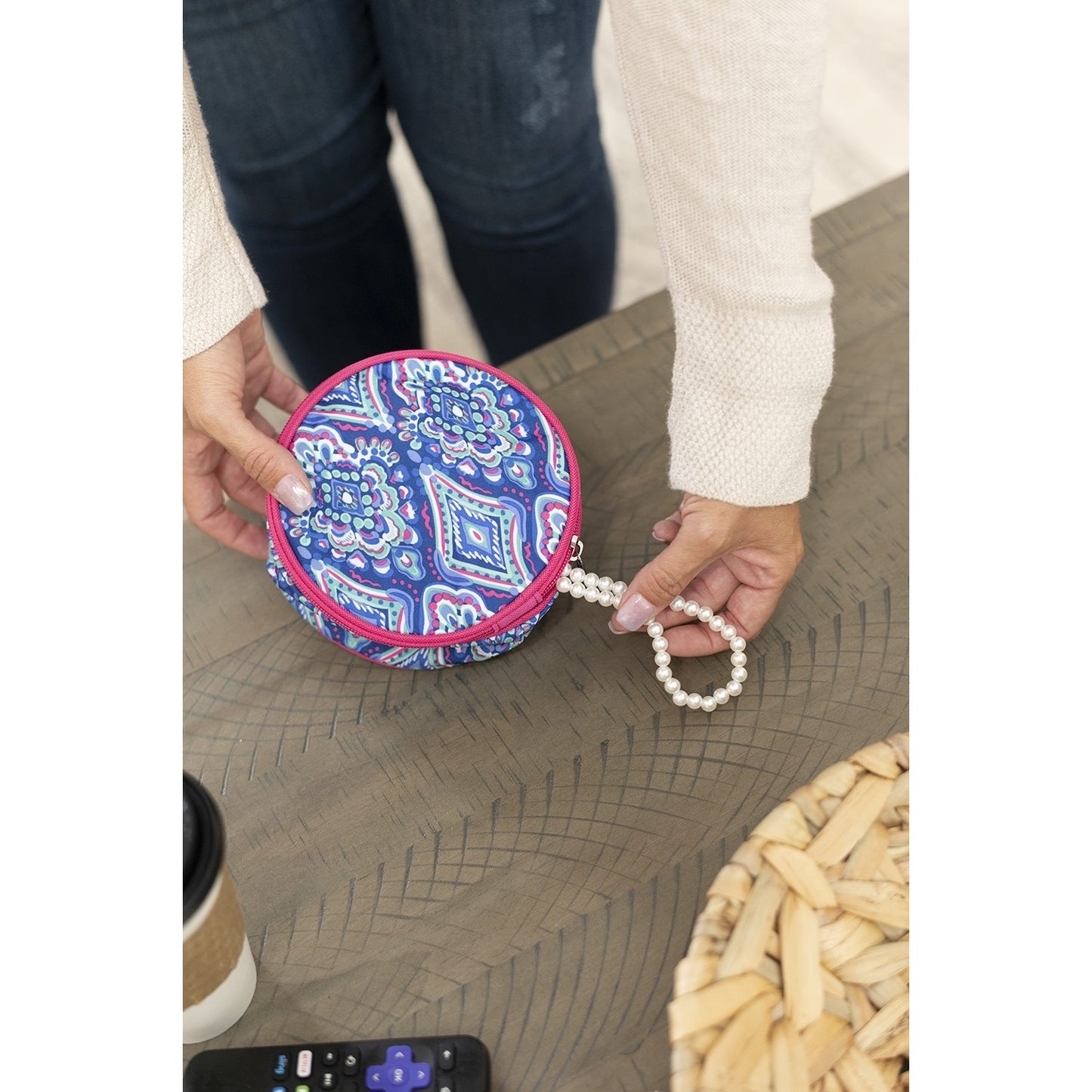 Gypsea Round Jewelry Case