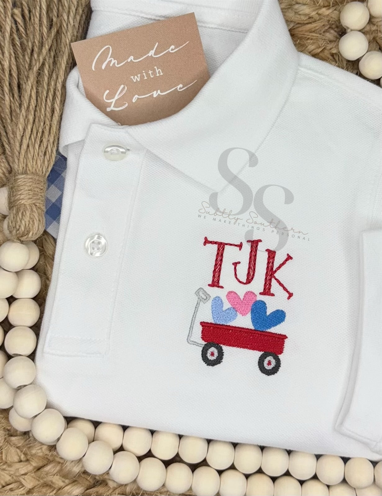 Mini Heart Wagon Polo Shirt