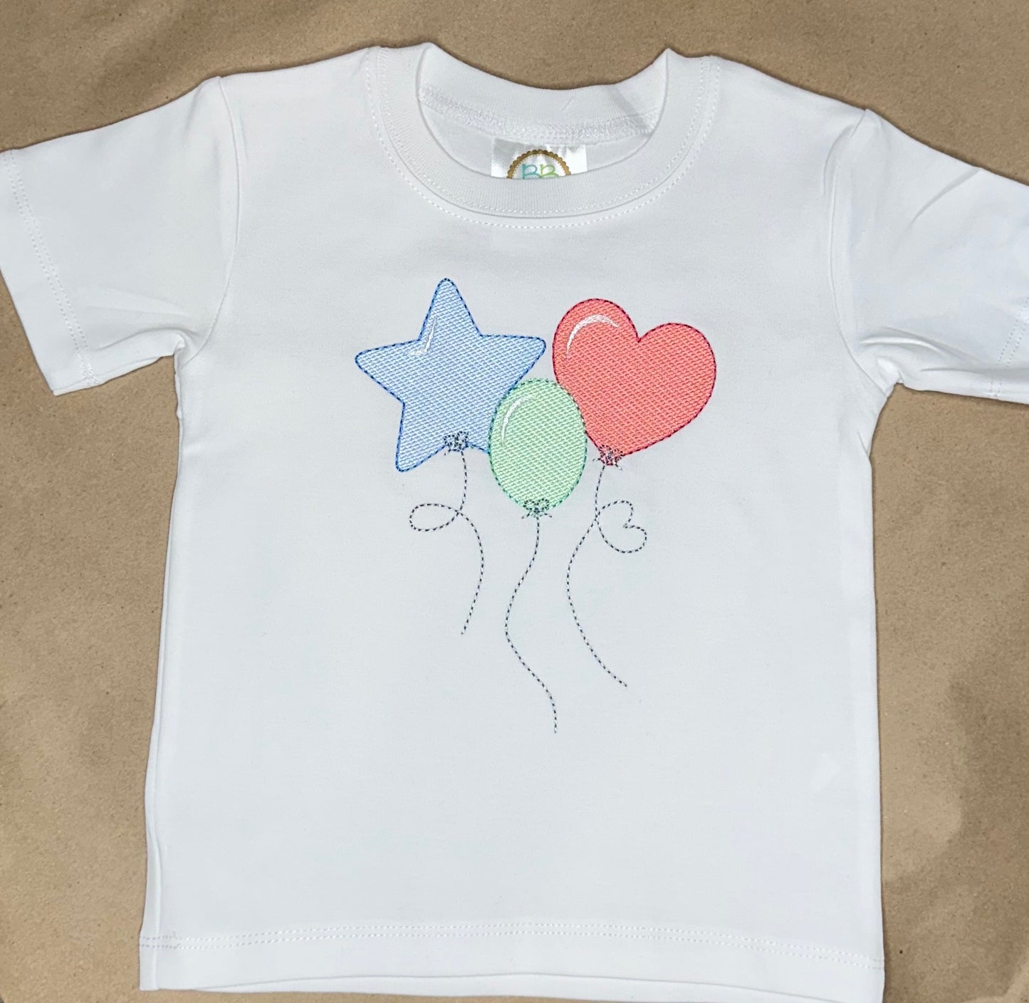 Ready to ship! Size 18m - Party Balloon Trio Shirt