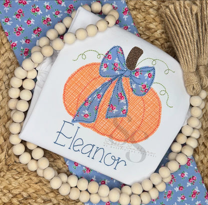 Simple Pumpkin with Bow Shirt