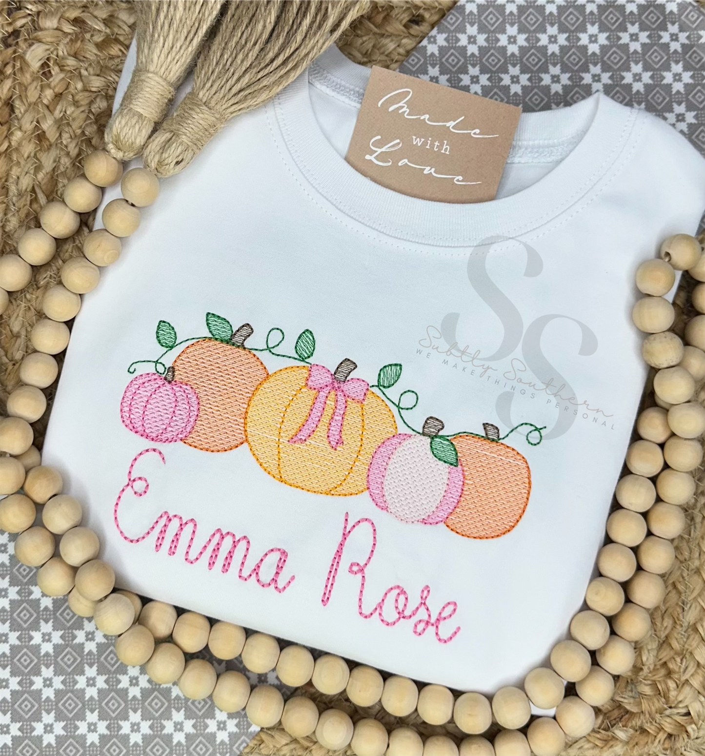 Pumpkin Patch with Bow Shirt