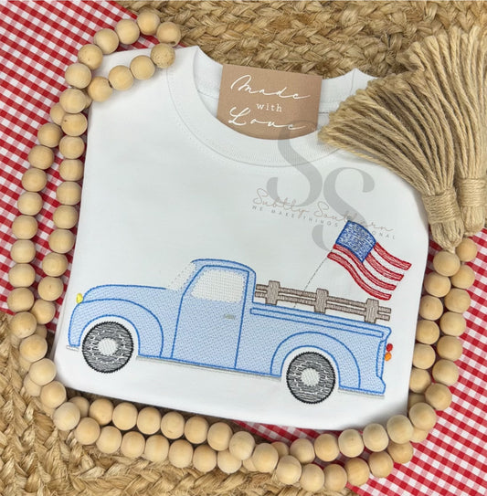 Patriotic Pickup Truck Shirt