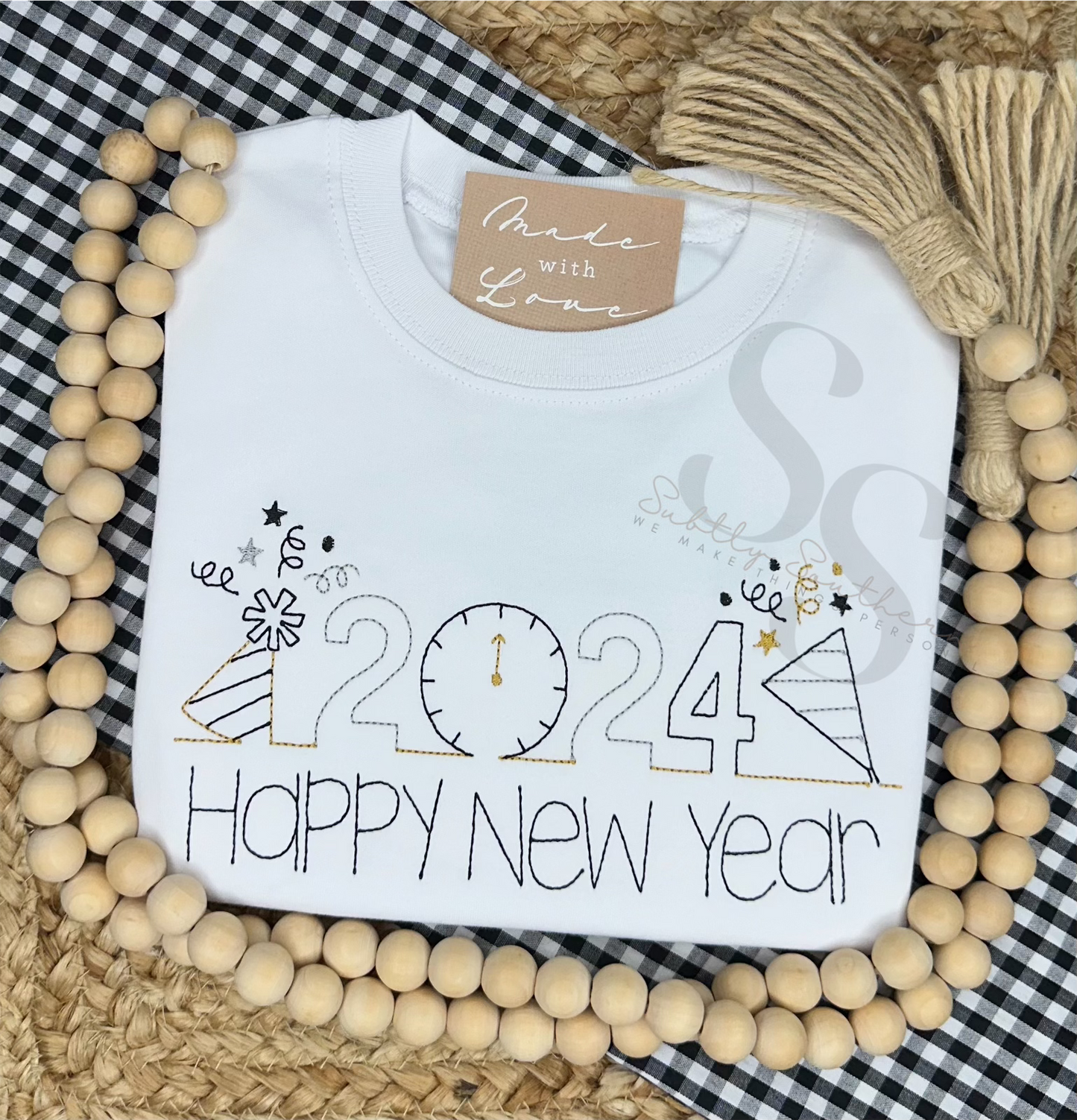 Ready to ship! Size 2T - 2024 Happy New Year Shirt