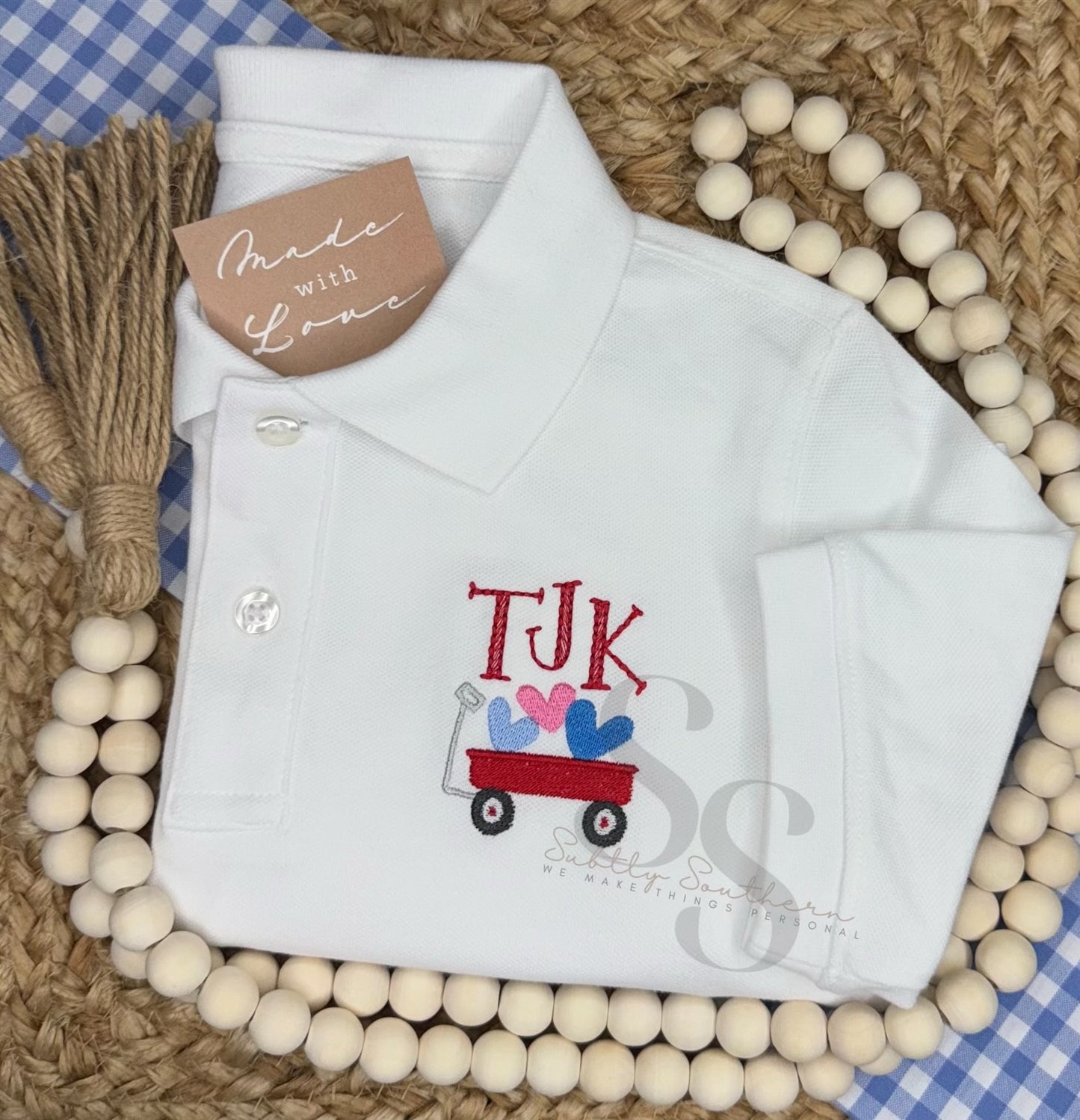 Mini Heart Wagon Polo Shirt