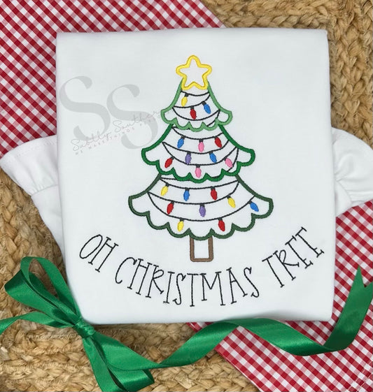Ready to ship! Size 5T - Oh Christmas Tree Shirt
