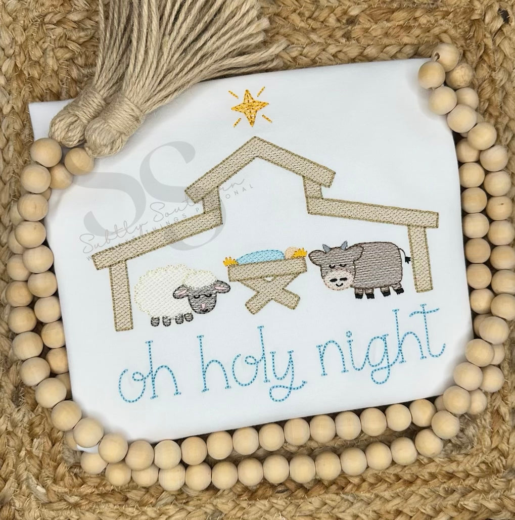 Simple Nativity Scene Shirt