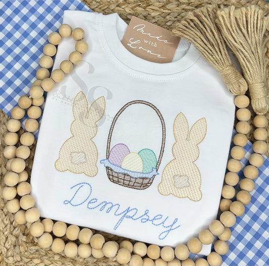 Easter Bunnies with Basket Shirt