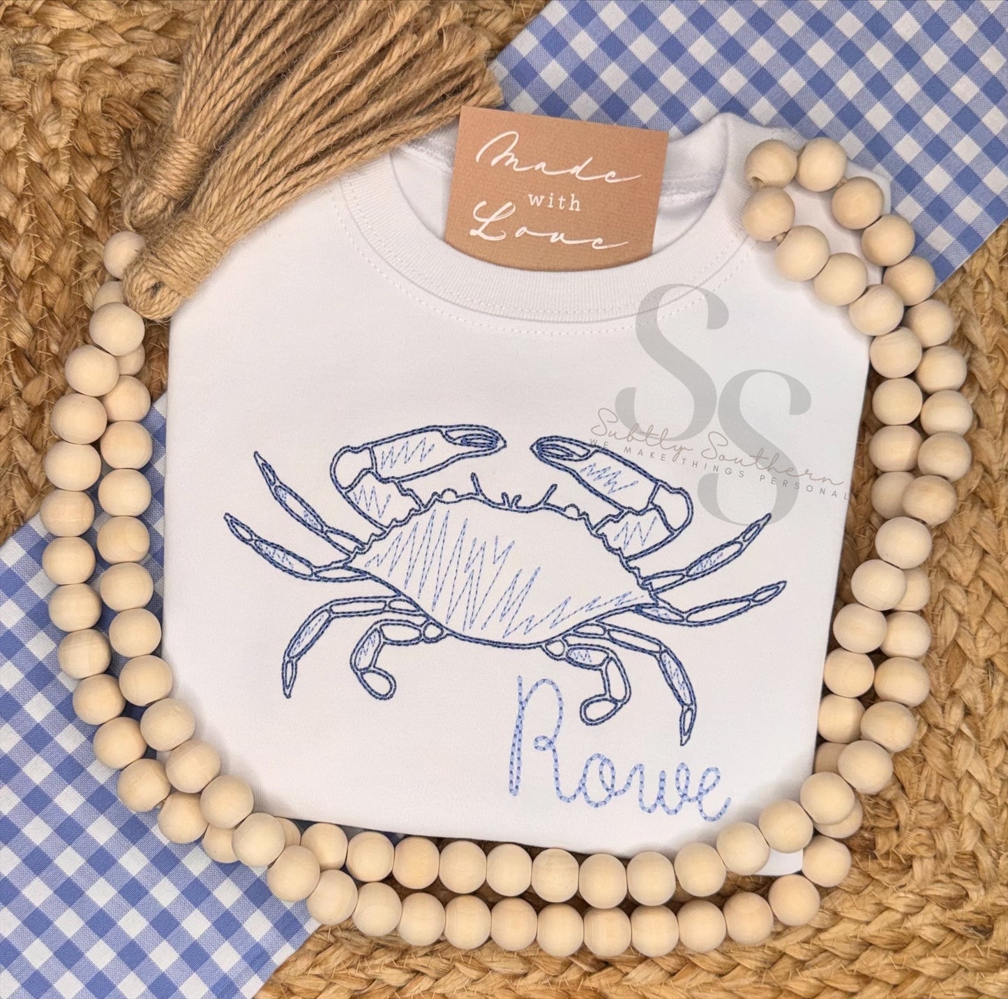 Simple Scribble Crab Shirt
