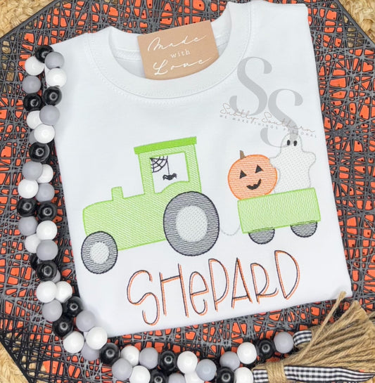 Halloween Tractor Shirt