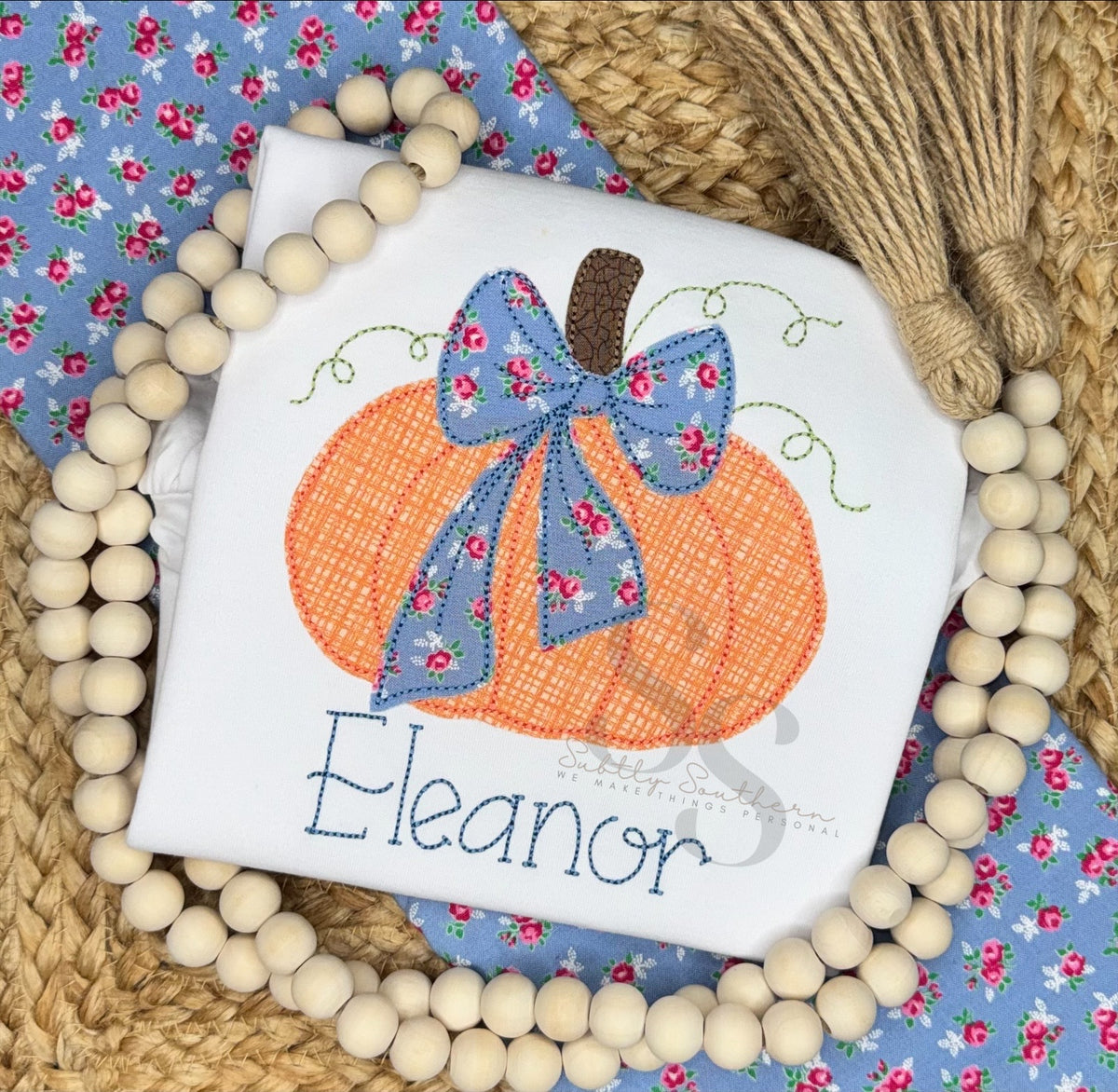 Simple Pumpkin with Bow Shirt