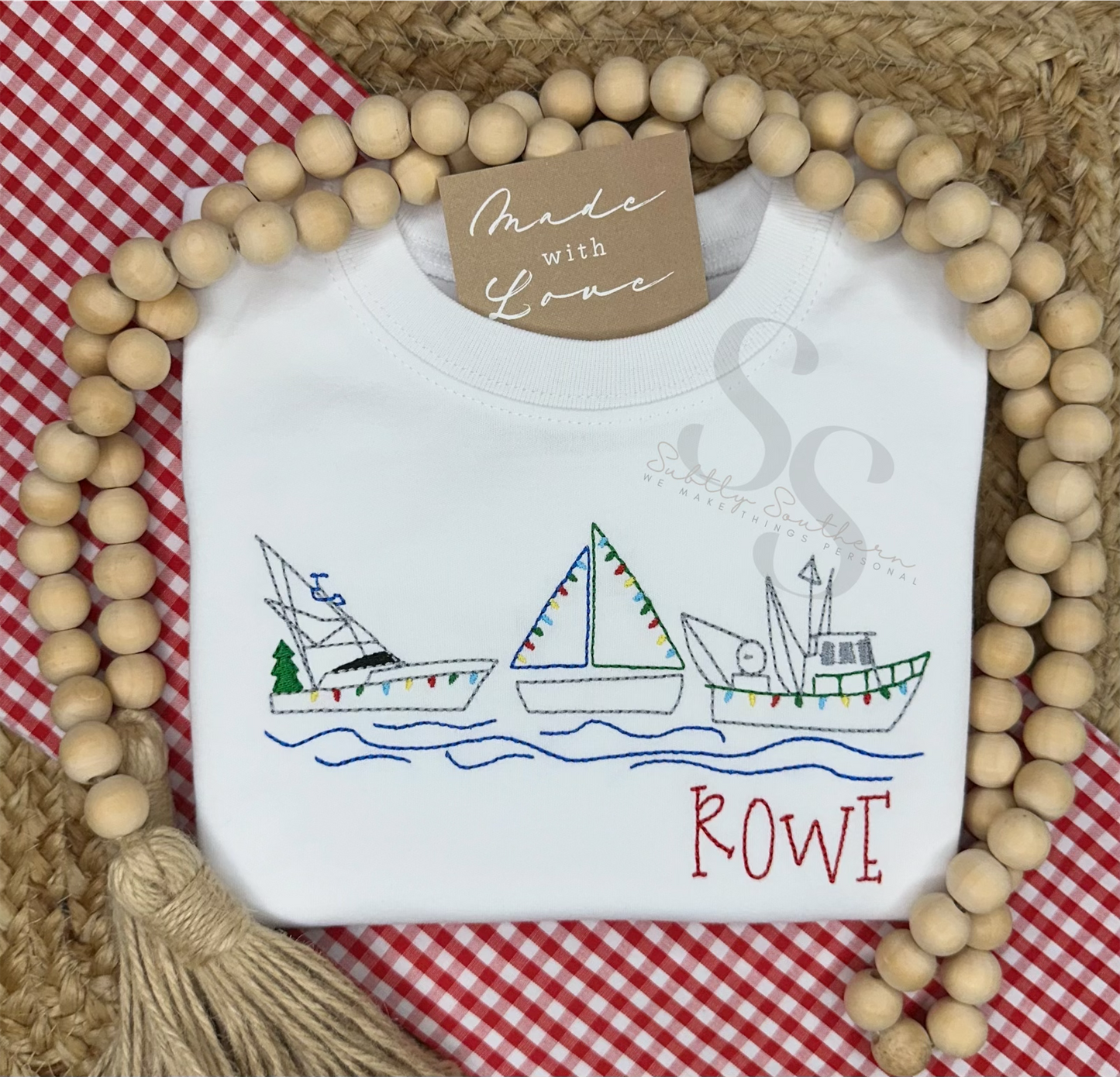 Christmas Boat Trio Shirt